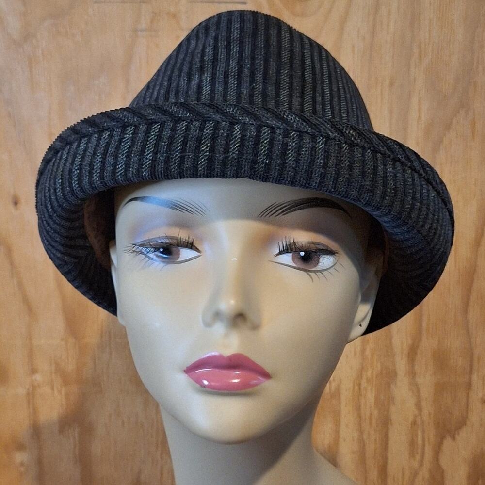 Ambiguous Hat UNISEX One Size 22.5" Circumference Bowler Classic Striped